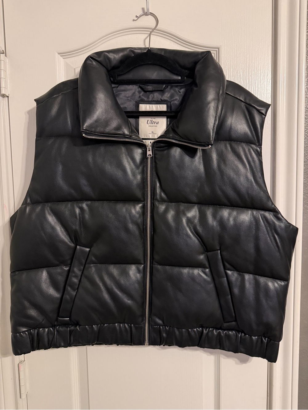 Abercrombie & Fitch Ultra Collection vegan leather vest